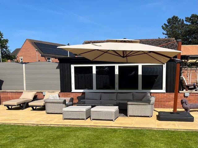 are all patio umbrellas the same height Maximize Outdoor Safety: Patio Umbrella and Base Matchup