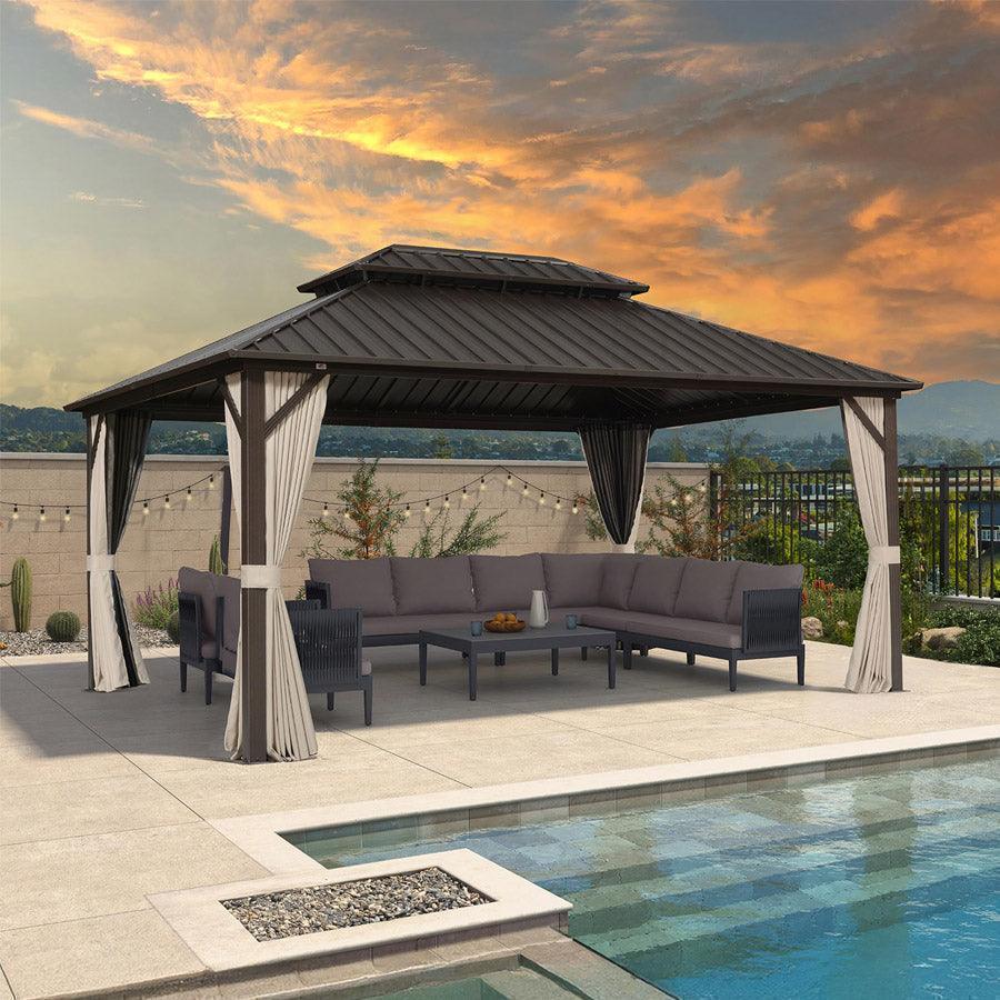 Can You Use a Fire Pit Under a Gazebo in the Fall?