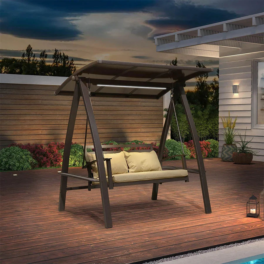 How to Anchor a Freestanding Porch Swing on Grass, Pavers, or Decks
