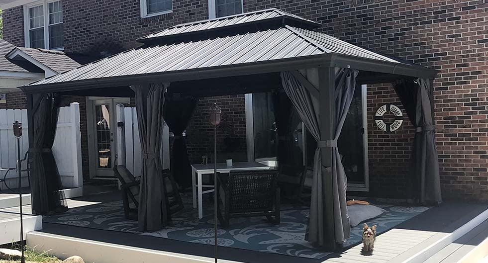 Introducing Top-Notch Luxury- PURPLE LEAF Hardtop Gazebo
