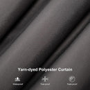 PURPLE LEAF Patio Gazebo for Backyard Grey Hardtop Galvanized Steel Roof Awning with Upgrade Curtain