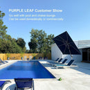 PURPLE LEAF Large Rectangular Porch Umbrella Outside Cantilever Patio Yard Umbrella