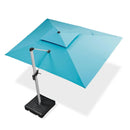 PURPLE LEAF Large Rectangular Porch Umbrella Outside Cantilever Patio Yard Umbrella