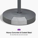 Heavy Concrete and Coated Steel patio umbrella base, no need to fill sand or water, sturdy base