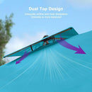 PURPLE LEAF Large Rectangular Porch Umbrella Outside Cantilever Patio Yard Umbrella