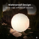 PURPLE LEAF Hardtop Gazebo for Patio Wood Grain Galvanized Steel Frame Awning with String Lights-milky