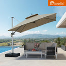 PURPLE LEAF Premium Patio Umbrella Classic SUNBRELLA Cantilever Umbrellas