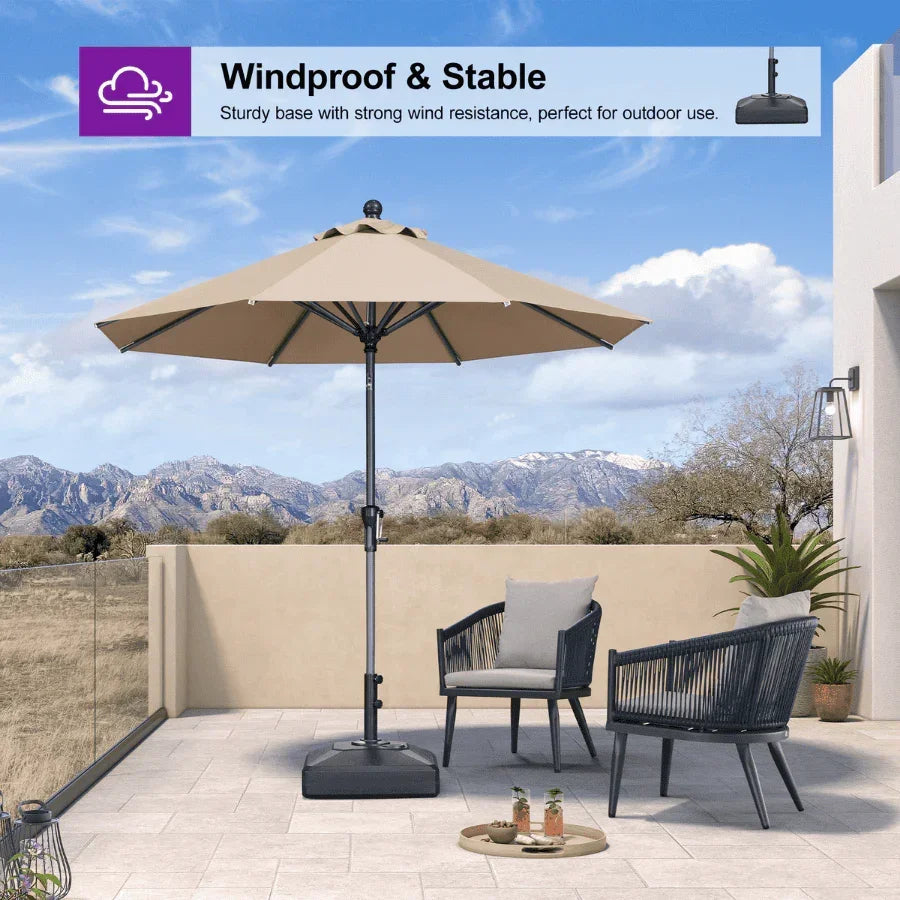 PURPLE LEAF Open Box Market Umbrella Table Umbrella Base ZY03-MLBASE-32 PURPLE LEAF Open Box Market Umbrella Table Umbrella Base ZY03-MLBASE-32