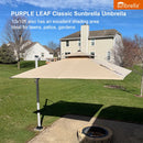 PURPLE LEAF Premium Patio Umbrella Classic SUNBRELLA Cantilever Umbrellas