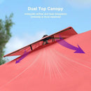 PURPLE LEAF Large Rectangular Porch Umbrella Outside Cantilever Patio Yard Umbrella