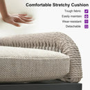 PURPLE LEAF Replacement Square Cushion / Cover for Stool