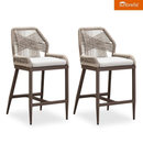 PURPLE LEAF Sunbrella Cushion or Cover for Stool & Dining Chair