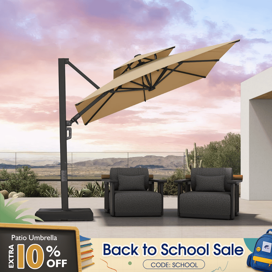 Offset Cantilever Patio Umbrella