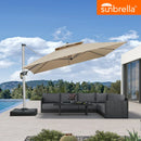 PURPLE LEAF Premium Patio Umbrella Classic SUNBRELLA Cantilever Umbrellas