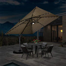 Clearance - PURPLE LEAF Cantilever Outdoor Umbrella Patio Umbrella - Purple Leaf Garden