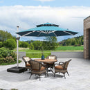 Clearance - PURPLE LEAF Cantilever Outdoor Umbrella Patio Umbrella - Purple Leaf Garden