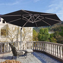Clearance - PURPLE LEAF Cantilever Outdoor Umbrella Patio Umbrella - Purple Leaf Garden