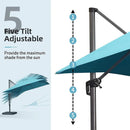 Clearance - PURPLE LEAF Cantilever Outdoor Umbrella Patio Umbrella - Purple Leaf Garden