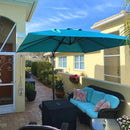 Clearance - PURPLE LEAF Cantilever Outdoor Umbrella Patio Umbrella - Purple Leaf Garden