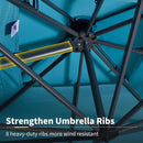 Clearance - PURPLE LEAF Cantilever Outdoor Umbrella Patio Umbrella - Purple Leaf Garden