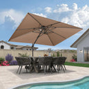 Clearance - PURPLE LEAF Cantilever Outdoor Umbrella Patio Umbrella - Purple Leaf Garden