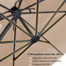 Clearance - PURPLE LEAF Cantilever Outdoor Umbrella Patio Umbrella - Purple Leaf Garden
