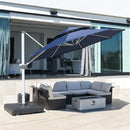 Clearance - PURPLE LEAF Cantilever Outdoor Umbrella Patio Umbrella - Purple Leaf Garden