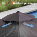 Clearance - PURPLE LEAF Cantilever Outdoor Umbrella Patio Umbrella - Purple Leaf Garden