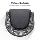 PURPLE LEAF Patio Gazebo with Aluminum Frame Grey Dining Sets-Bundle Set