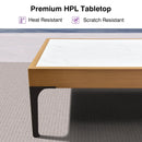 PURPLE LEAF Melben Patio Conversation Set Light Grey Outdoor Aluminum Modern Wicker Sofa Chairs Sets for Balcony Yard Porch