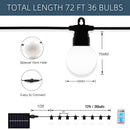 PURPLE LEAF Hardtop Gazebo for Patio Wood Grain Galvanized Steel Frame Awning with Lights - Purple Leaf Garden