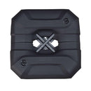 PURPLE LEAF black patio umbrella base for cantilever umbrellas, water fillable