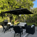 Clearance - PURPLE LEAF OPEN BOX Large Square Patio Cantilever Umbrella for Garden Pool Porch
