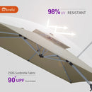 PURPLE LEAF Premium Patio Umbrella Classic SUNBRELLA Cantilever Umbrellas