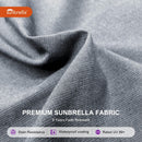 PURPLE LEAF Premium Patio Umbrella Classic SUNBRELLA Cantilever Umbrellas