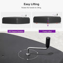 PURPLE LEAF Heavy Patio Umbrella Base with Wheels ZYBASE-8