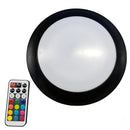 PURPLE LEAF Patio Umbrella Light with Remote Control 12 Color Brightness for Patio Umbrellas, Camping Tents or Outdoor Use (Black)