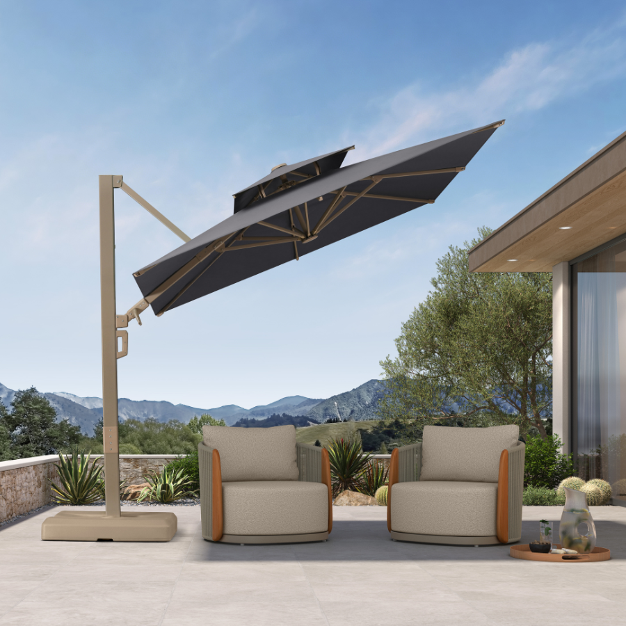 cvs patio umbrella Provence Cantilever day companion. checklist-In Stock! All Fairways Lead to Model:USGXSP481UL/20CBO