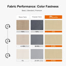 PURPLE LEAF SUNBRELLA Cantilever Umbrella Grey Aluminum Patio Umbrella