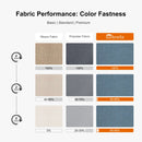 PURPLE LEAF SUNBRELLA Cantilever Umbrella Grey Aluminum Patio Umbrella