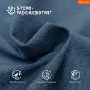 PURPLE LEAF SUNBRELLA Cantilever Umbrella Grey Aluminum Patio Umbrella