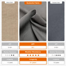 PURPLE LEAF SUNBRELLA Cantilever Umbrella Grey Aluminum Patio Umbrella