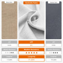 PURPLE LEAF SUNBRELLA Cantilever Umbrella Grey Aluminum Patio Umbrella