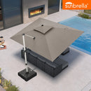 PURPLE LEAF Premium Patio Umbrella Classic SUNBRELLA Cantilever Umbrellas