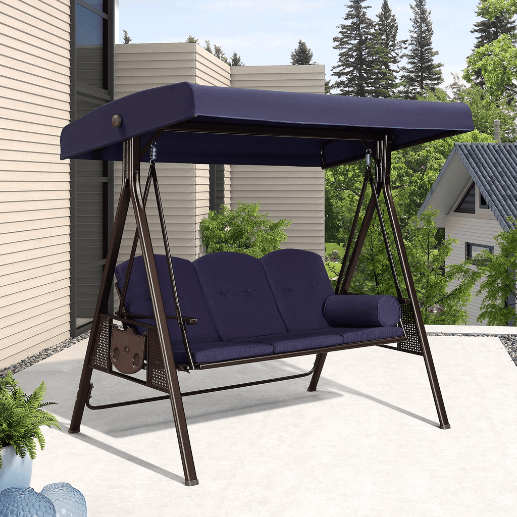 Blue canopy swing sale