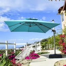 PURPLELEAF patio umbrella Turquoise Blue/10'×10’