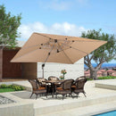 PURPLELEAF patio umbrella Beige/9'×12’