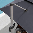 PURPLE LEAF Double Top 9 x 11 / 9 x 12 / 10 x 12 / 10 x 13 ft Rectangle Outdoor Classic Umbrella - Purple Leaf Garden