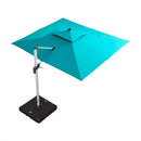 PURPLE LEAF Double Top 9 x 11 / 9 x 12 / 10 x 12 / 10 x 13 ft Rectangle Outdoor Classic Umbrella - Purple Leaf Garden