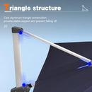 PURPLE LEAF Double Top 9 x 11 / 9 x 12 / 10 x 12 / 10 x 13 ft Rectangle Outdoor Classic Umbrella - Purple Leaf Garden